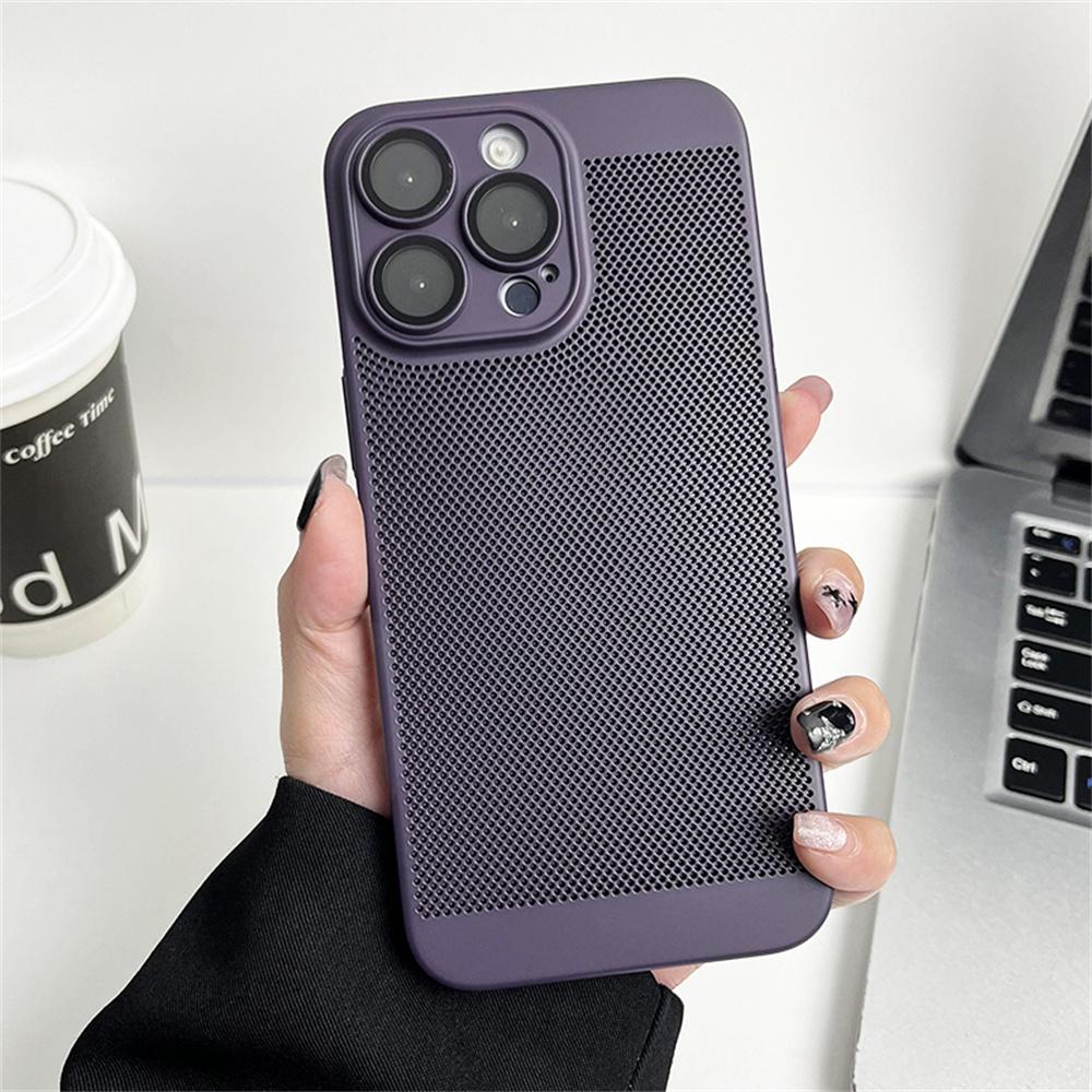 Cooling Matte Heat Dissipation Case For iPhone 17 Air 16 15 14 13 12 11 Pro Max X XS Max XR Plus SE Mini Metallic Cover