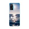 Phone Case - MANIACASE - Oppo A57 4G - TPU Silicone - Flexible - White Sea Sun Nike Logo