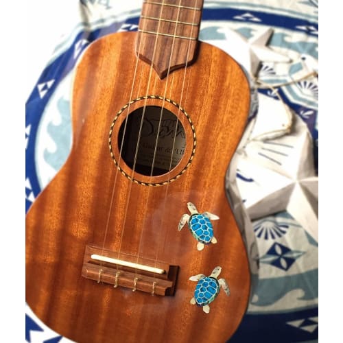 Jockomo Sea Turtle Honu Left & Right Inlay Stickers (UK-264ST-LR) - Perfect for Ukuleles