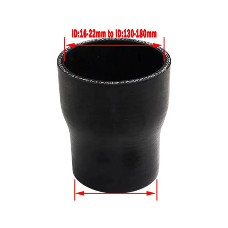 Length100mm Straight Silicone Reducer Hose Universal Silicone Hose Intercooler Turbo Intake Pipe Coolant Hose ID16/45mm-22/80mm ID16mm-22mm
