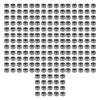 693RS 3mmx8mmx4mm Dubbeltätad Miniatyr Kullager med Djup Spår 200 st