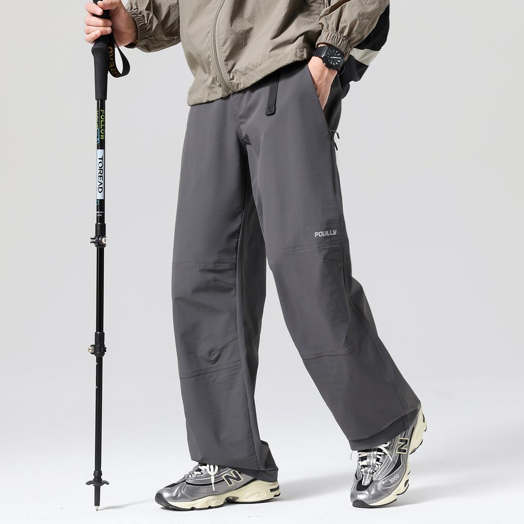 Waterproof and Sunscreen Outdoor Sports Equipment Mountaineering UPF50+Instant Cooling Straight Tube Men's Casual Pants