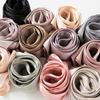 Women Light Weight Plain Shimmery Chiffon Crepe Crinkle Shawl Wraps Lady Solid Color Muslim Hijabs Shiny Shimmer Hijab Scarf