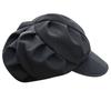 Women Cloud Pleated Newsboy Cap, Adjustable 55-59CM Octagonal Beret Hat, Large Head Circumference Visor Hat, Face Slimming Casual Hat