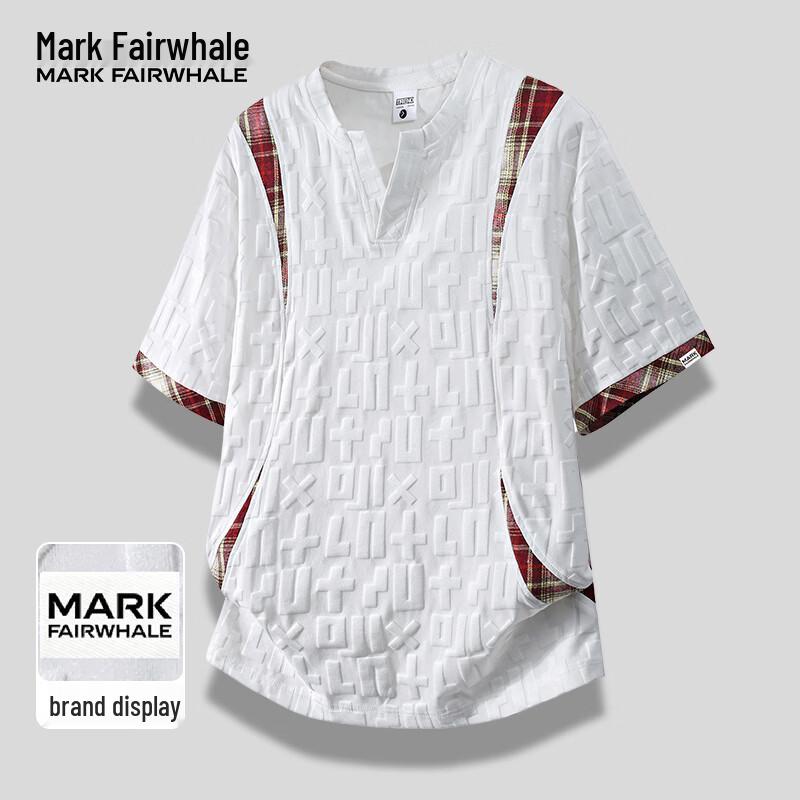 MARK FAIRWHALE Men s Ice Silk Short Sleeve Top & Sports Set 2XL