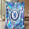 Chelsea FC Theme blanket Soft Flannel Blanket Plush Throw Blanket Cozy Sofa Bed Blanket for Home Decor