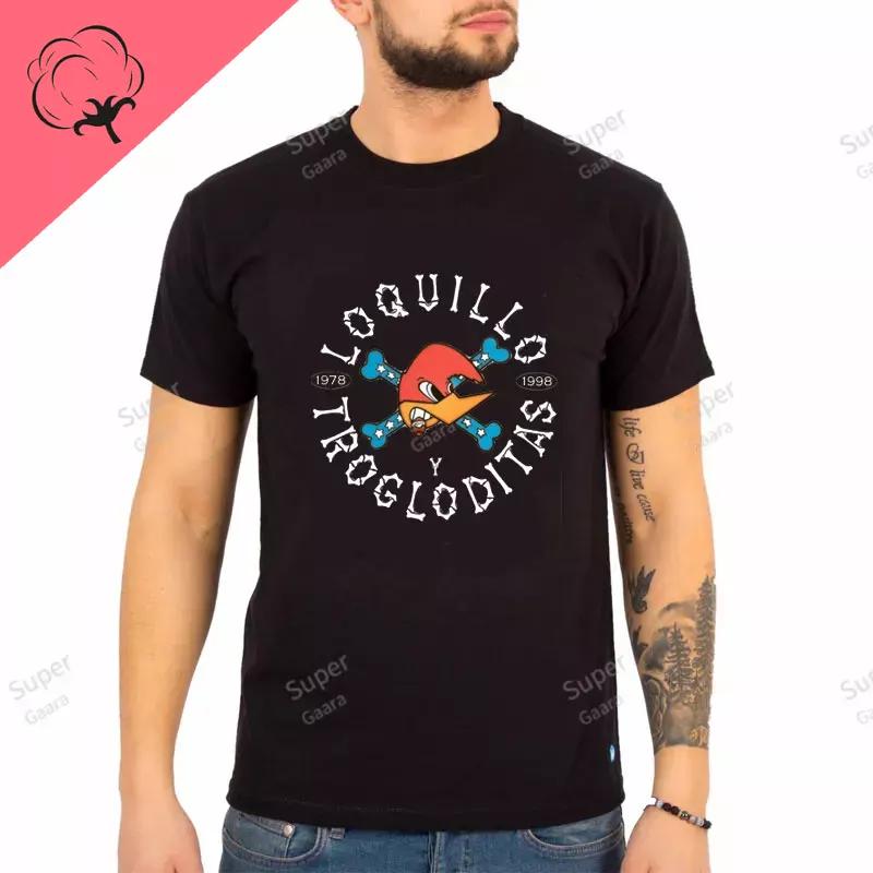 Loquillo Theme 100Cotton Short Sleeve Tee Mens Dedicated Woman Clothing Tshirt Streetwear Tshirts Man Y2k Graphic Gym Zevity