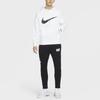 Nike Sportswear Swoosh All Over Print White Fleece Hoodie Unisex DA0111-100