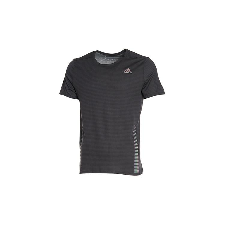 Men s adidas 25/7 TEE CHILL Running Sports Short Sleeve Black FI8004 S
