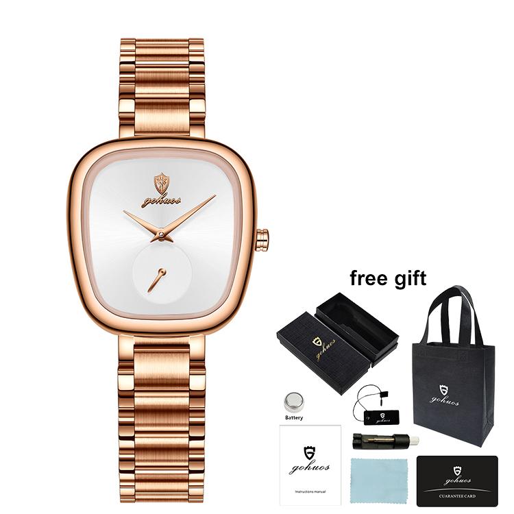 Gohuos 7817 New Arrival Fashion Luxury Women's Wristwatch Waterproof Original Quartz Wrist Watch for Ladies Women Girls Relojes