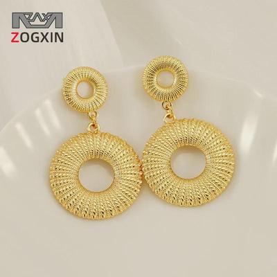 18K Titanium Steel European-American Style All-Match Fashion Earrings for Women