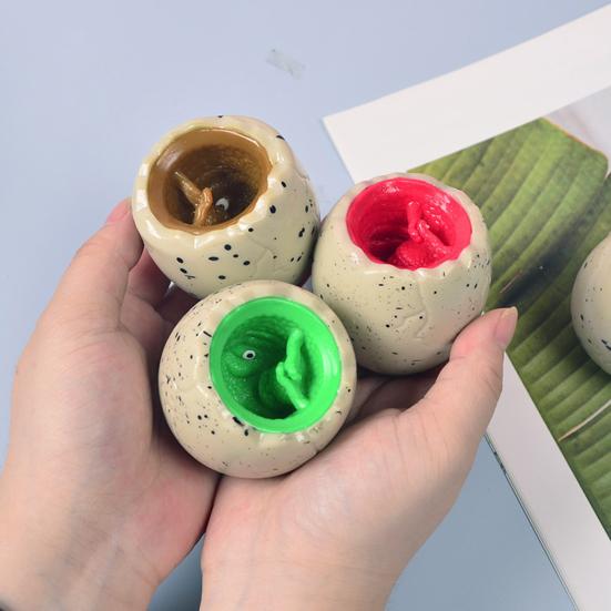 Dinosaur Egg Klem Leke Sakte Rebound Stress Angst Relief Barn Tenåringer Voksne Stretch Dino Egg Squishes Sensory Fidget Toy