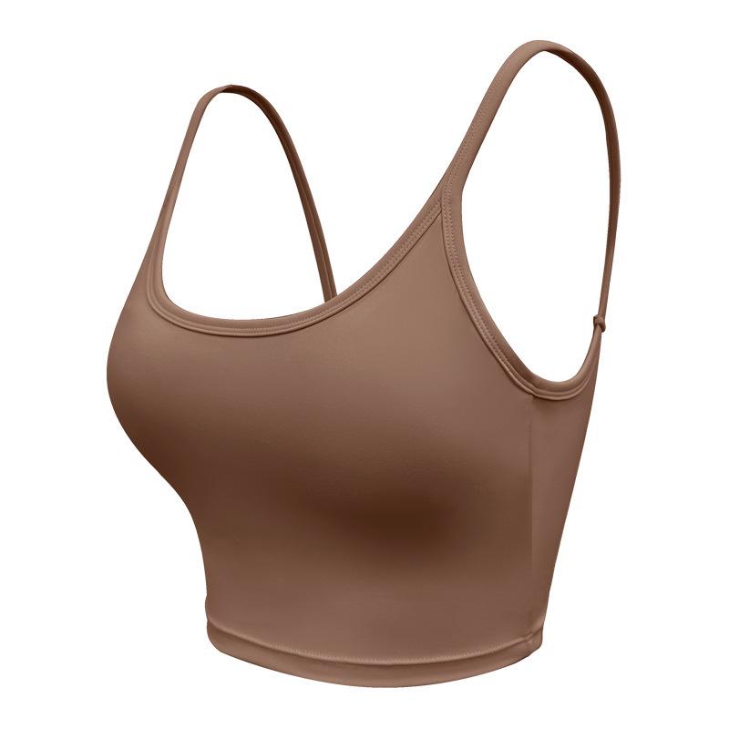 

Women s Summer Yoga Camisole with Chest Pad - Backless Fitness Vest for Outdoor Sports Small