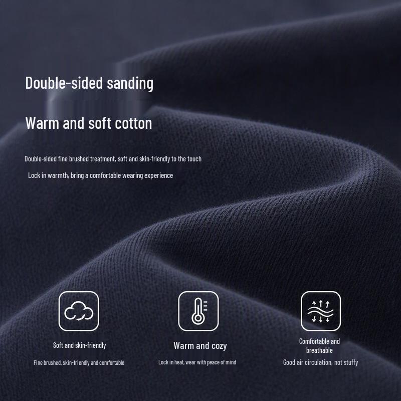 FIRS Men's Long-Sleeve Brushed Jacquard Polo Shirt