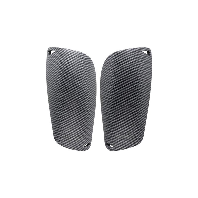 2026 Ultralight Carbon Fiber Texture Soccer Shin Guards Professional Player Training Foot Guards Soccer Sock Sleeve Guards S
