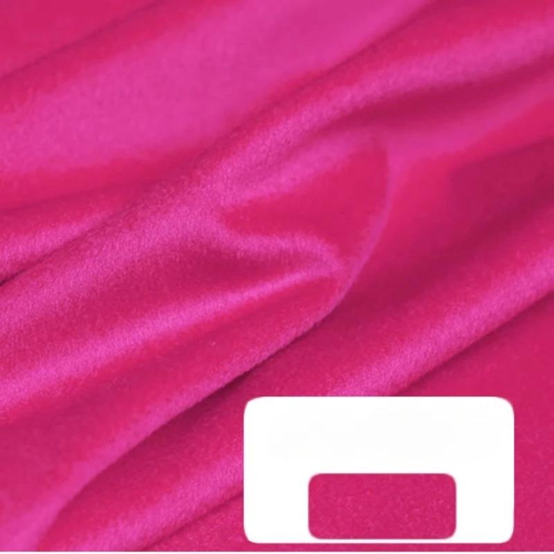 2025 Autumn and Winter New All-Australian Wool Single-sided Cashmere Fabric High-end Custom Short Wool Coat Wool Fabric