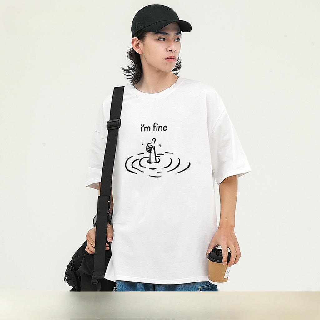 Simple Creative I Am Very Good Im Fine Fun Shortsleeved Tshirt Unisex And Unisex Summer Cotton Breathable Workers Top