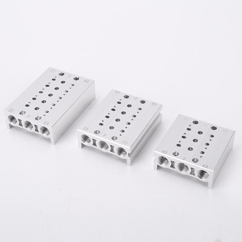 SY3120/5120/7120 Series Solenoid Valve Base Manifold Block for Pneumatic Systems