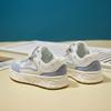 Warrior Stylish Simple Comfortable Soft Sole Low Top Kids Skate Shoes Kids Skate Shoes White Blue WZTH-080711