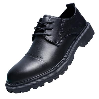 Herenschoenen Koreaanse Trendy Zachte Zool Zacht Oppervlak Zakelijk Verhogend Binnenin Formele Leren Schoenen Mode Dagelijks Zwart Casual Schoenen