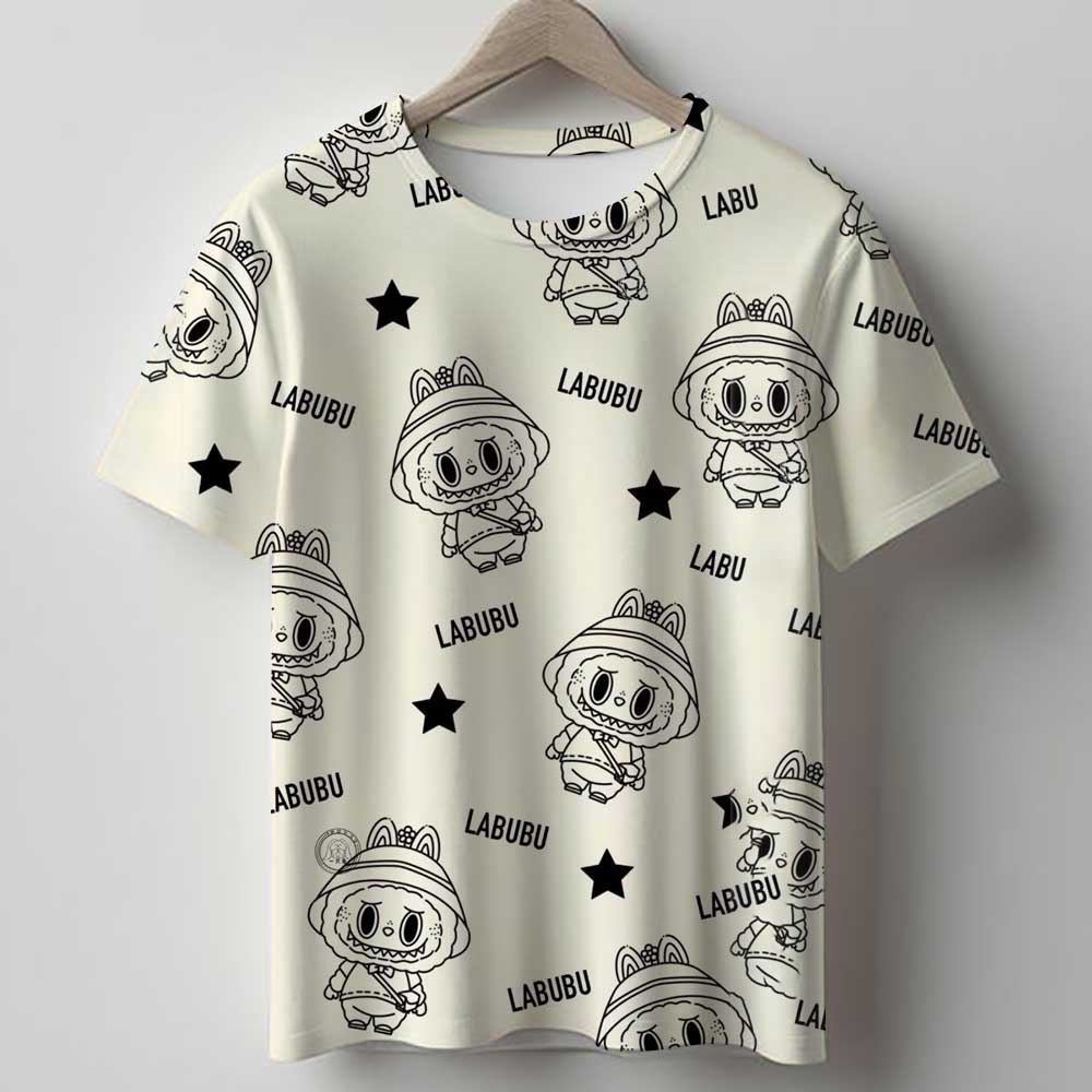 Roztomilé chlapecké dívčí oblečení Kreslená postavička Grafický potisk Dětská trička Cool Pohodlná Módní topy Dárky k narozeninové oslavě