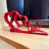 3D Print A Little Sign To Say I Love You Ornament Pink Art Craft Valentine Day Decorations Handmade Red Love Heart Ornaments