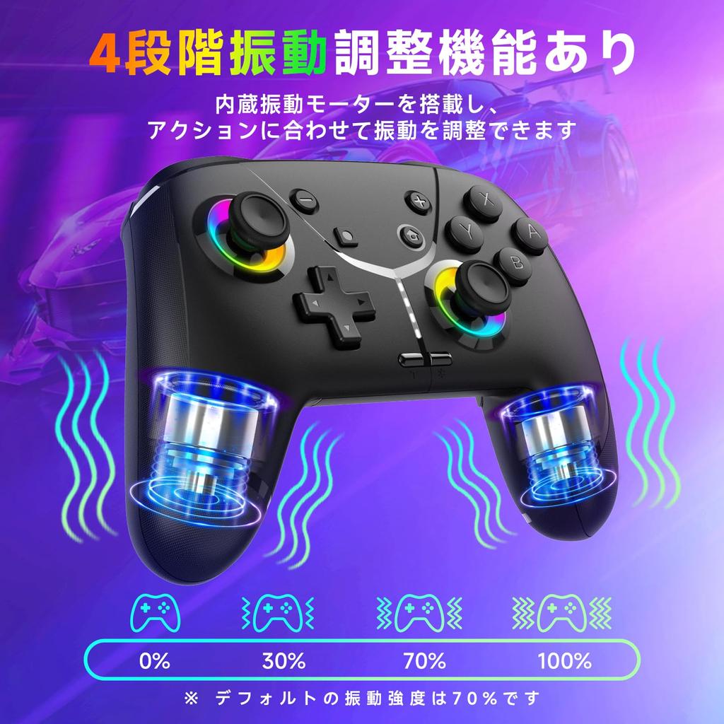 Gameasy Switch Kompatibilní se Switchem se zadním Turbo Gyro HD Bluetooth Bezdrátový Pro Kompatibilní s a Obsahuje Japonský Návod k Použití