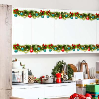 Christmas Ball Vine Wall Stickers, Christmas Room Decoration Wall Stickers