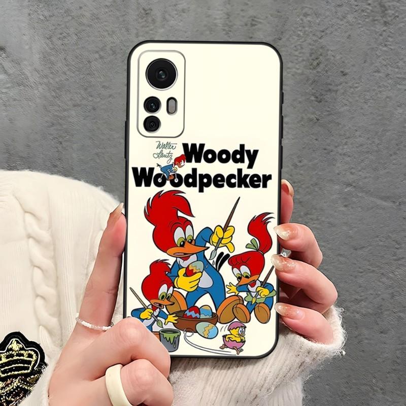 Woodpecker Woody Phone Case For Xiaomi 13 11 11T 9 12 10C 9T 8 9SE 11i Lite Ultra Note 10 Poco F3 M4 M3 Pro Covers