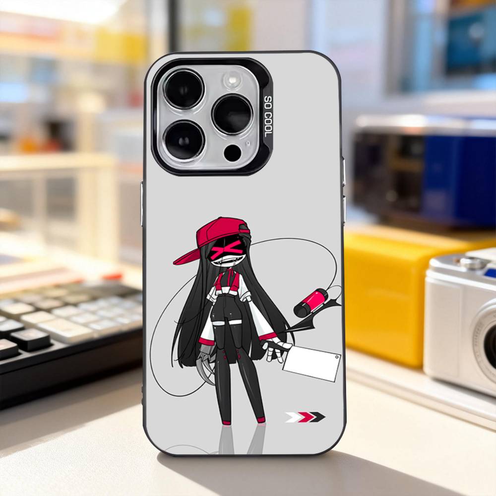 

Y-Yi Xi Singer M-Meat Girl Phone Case For iPhone 17,16,15,14,13,12,11,Pro,XS,Max,Plus,Mini,SE4,E IMD Matte Black iPhone16pro