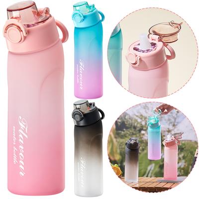 750ML Sports Air Vattenflaska BPA-fri Start Up Dricksflaska Läckagesäker Fruktdoftande Vattenflaska för Barn Utomhuspresent