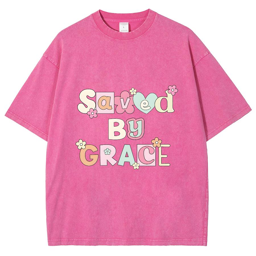 

Простая Милая Чистая Футболка из Хлопка Деним с Принтом Букв Женская Свободная с Коротким Рукавом Унисекс Повседневная для Поездок Комфортная Базовая Майка 3XL