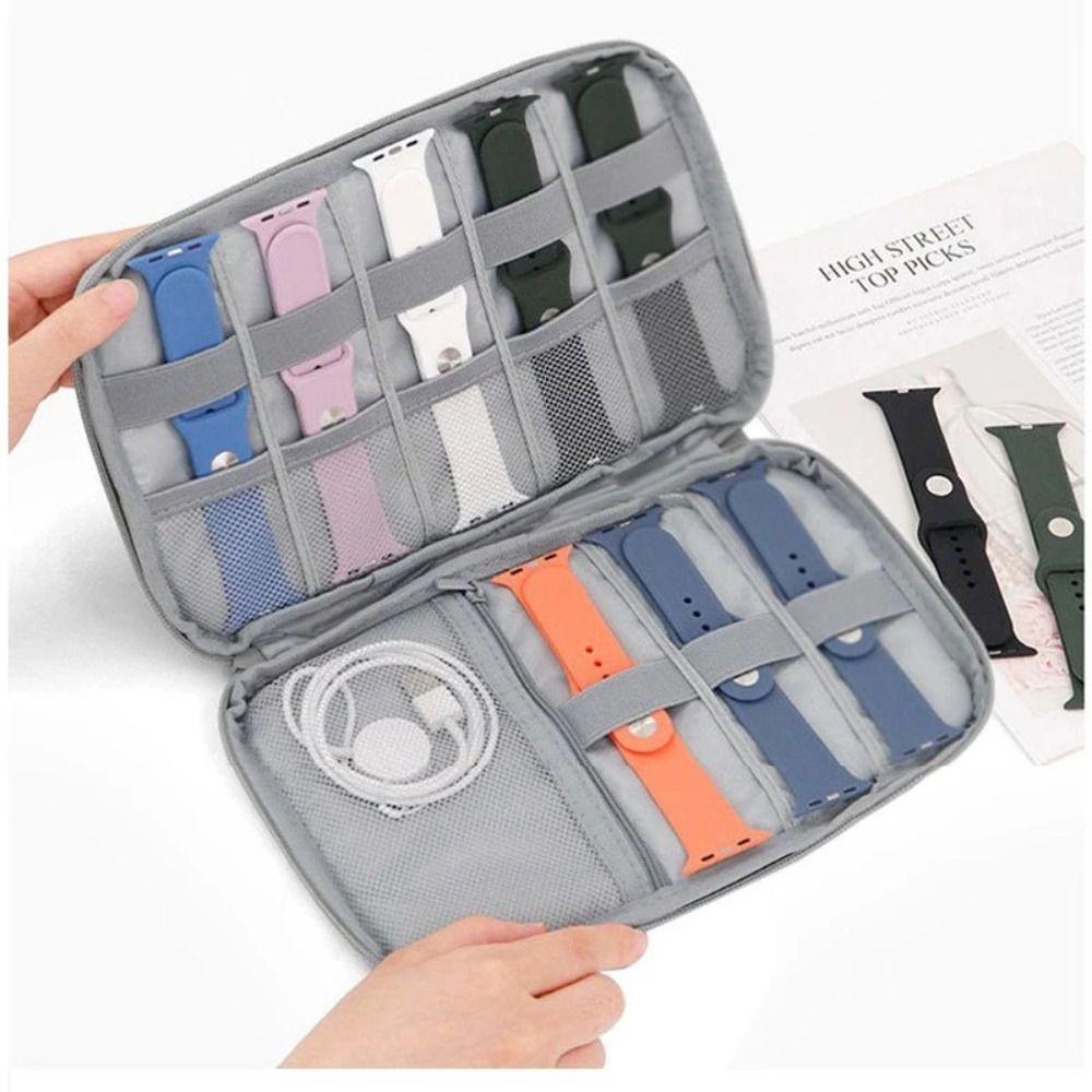 Inner Zipper Watch Strap Case Multifunction Watchband Pouch Easy To Use Watchband Organizer  Watch