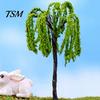 Ornament Plant Miniature Mini Different Shape Plastic Pots Fairy Metal Dollhouse Tree for Home Garden