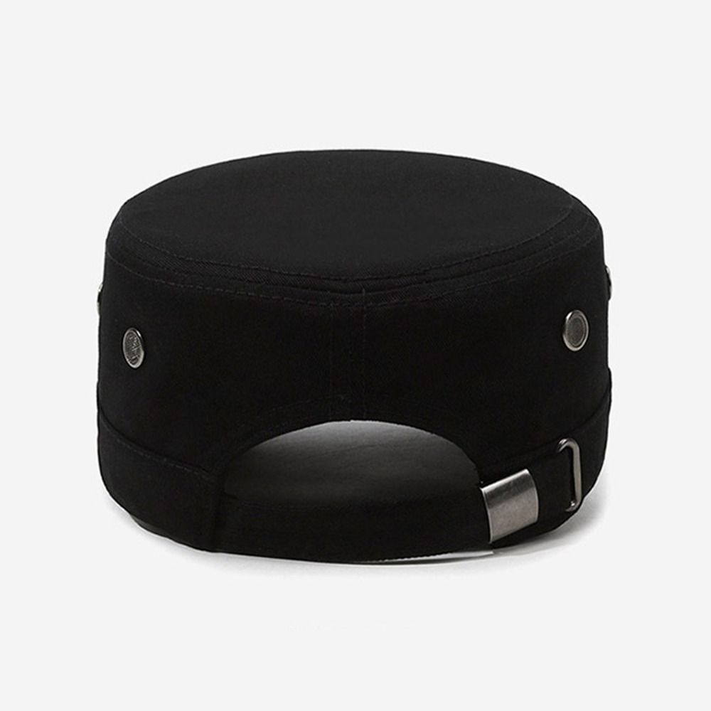 Adjustable Cadet Hat Cotton Flat Top Hats Fashion Sun Hat Fishing