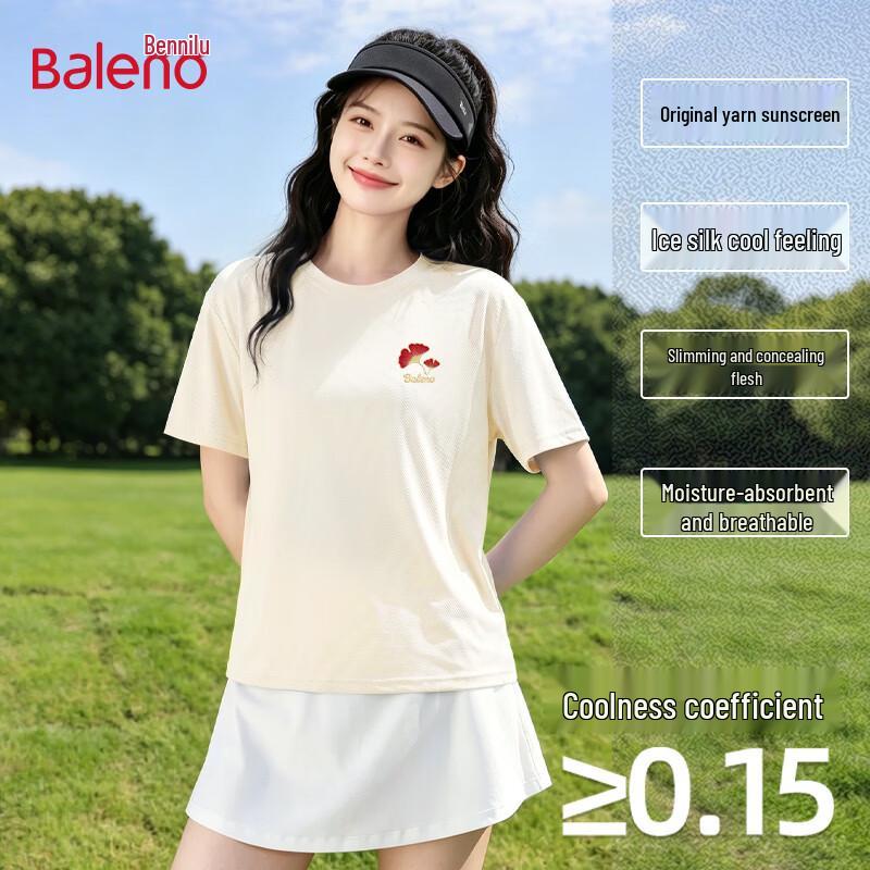 Baleno Women s Ice Silk Mesh Sun Protection T-Shirt M