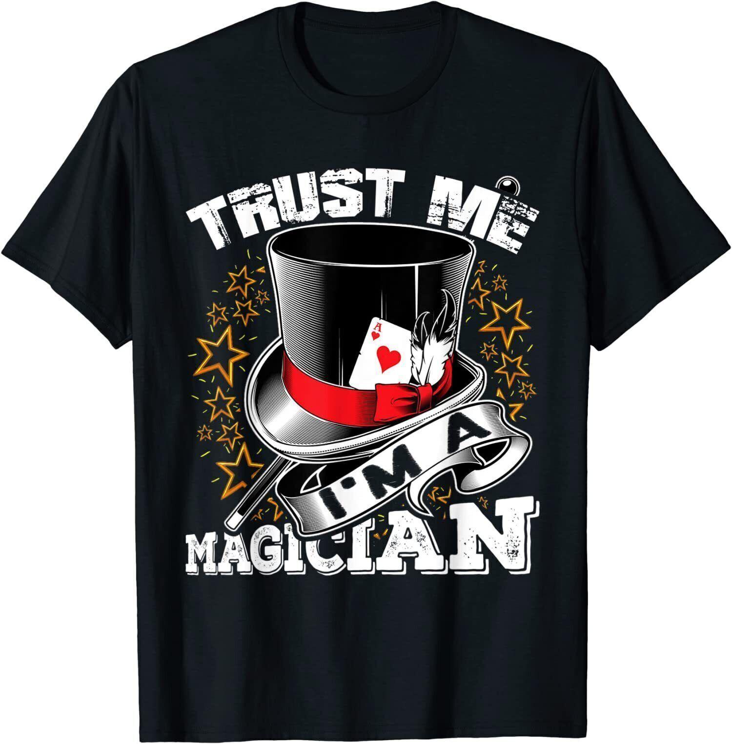 NEW LIMITED Funny Trust Me I m A Magician Magic Show Performer T-Shirt XL