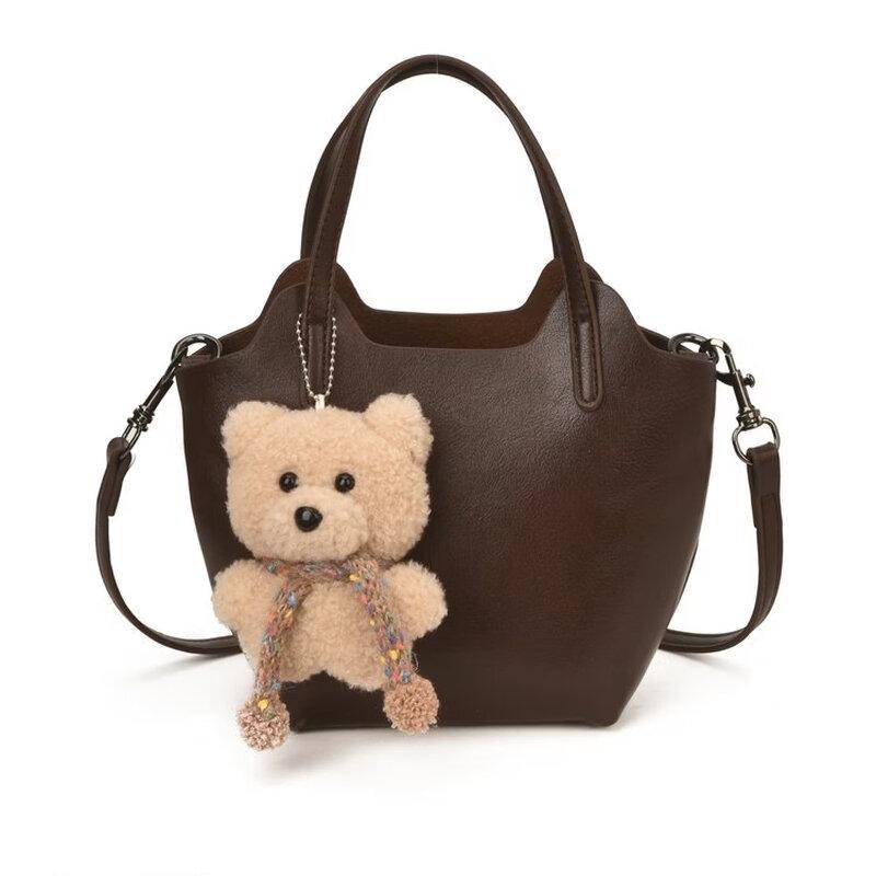 OGAR 2026 Fashion PU Basket Tote Bag