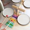 Wooden Early Education Beginners Percussion Bandstand Children'S Percussion Kit Drum Hand Percussion Drum Educational Toys