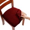 Polar Fleece Chair Covers Stretch Anti-dirty Seat Cover Removable Dining Room Upholstered Chairs Slipcovers Furniture Protector