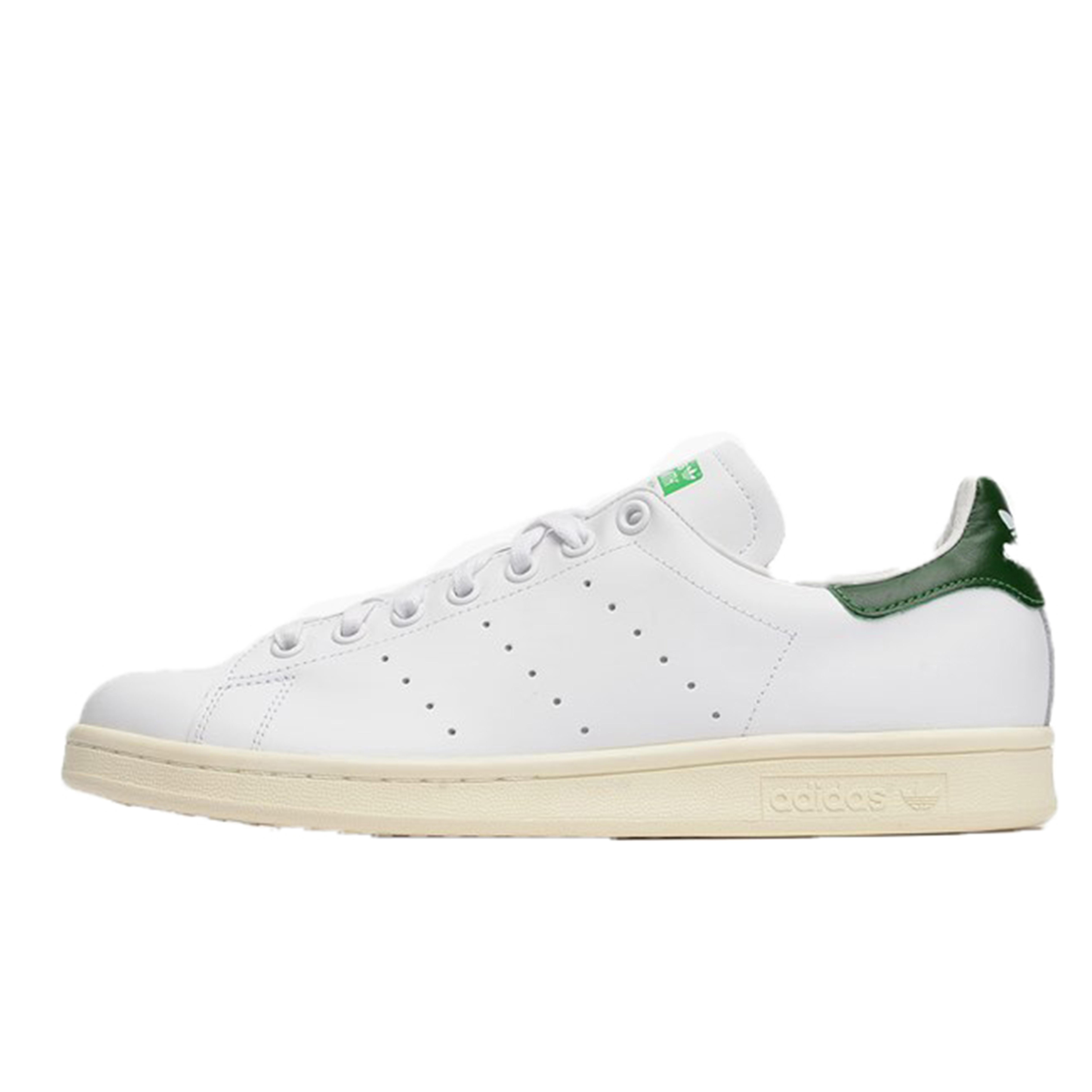 adidas originals Stan Smith White/Green Full Grain Leather Classic Shoes Men s B24364 EU 37⅓