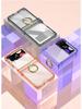 Samsung Z Flip4 Ultra-Thin Acrylic Case with Ring Holder and Screen Protection