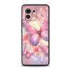 Blumen- und Schmetterlingsmuster Hülle Für Xiaomi Mi 15 14 13 12 11 Lite 14T 13T 12T 11T Pro Poco X7 X6 X5 X3 Pro F6 F5 F4 Abdeckung