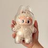 Transparent Dustproof Protective Case for Labubu V1-2-3 Dolls Clear Display Storage Box Stand Shell Anti-Scratch Accessories Toy