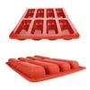 Baking Mold Classic Collection Shapes Non Sticky 8 Forms Silicone Eclair Cake Baking Mold for DIY Mousse