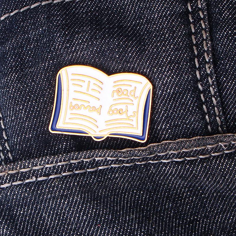 Cute Cartoon Metal Brooch - Trendy Fashion Accessory