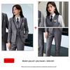 Unisex British College-Style Suit Jacket & Pleated Skirt Set: Stylish, Professional JK Uniform.