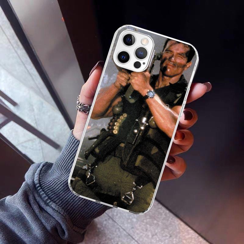 

Arnold Schwarzenegger Terminator Phone Case For iPhone 17 Air 16 15 Pro Max 14 Plus 13 Mini 12 11 Cover 7 8 SE Silicone Shell Pr iPhone 17