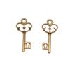 Simple Skeleton Key Charms Multi Color Alloy Pendants For Vintage Themed Jewelry