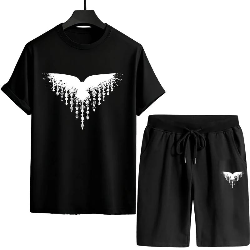 Male Crew Neck Tees Outfits 2026 New Arrival Men's T-Shirts Co-ords Spring Summer Daily Casual Fashion Short Sleeve Sportswear